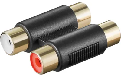 Obrázok produktu pre goobay Cinch zweifach Adapter 2 x Buchse zu 2 x Buchse (Bulk)