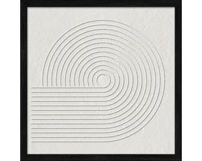 Produktbild von Gerahmtes Bild Stone Circles I 33x33 cm