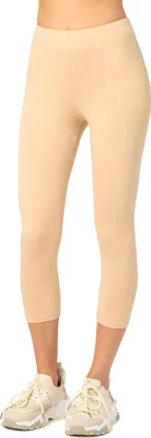 Image de Merry Style Leggings 3/4 pour femmes en coton MS10-199 (Nude, L)