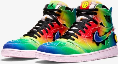 Produktbild von J Balvin x Nike Air Jordan 1 Retro High OG, DC3481-900 , Größe: 46
