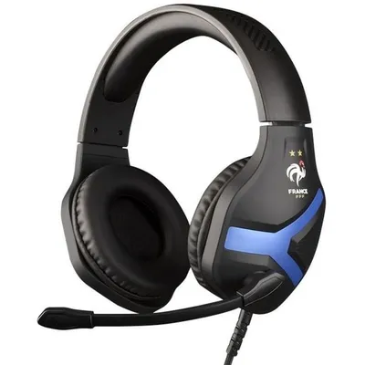 Obrázok produktu pre Konix 76791114986, Kábel, Hranie, 20 - 20000 Hz, Slúchadlá s mikrofónom, Čierna, Modrá