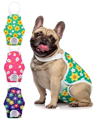 Productafbeelding van Herbruikbare Menstruatiebroek voor Honden, 3 Stuks