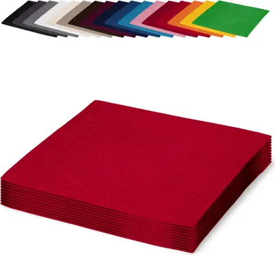 Produktbild von 10er PACK Seiftücher 30x30 cm Waschlappen Seifhandtücher 100% Baumwolle, Farbe: Rot
