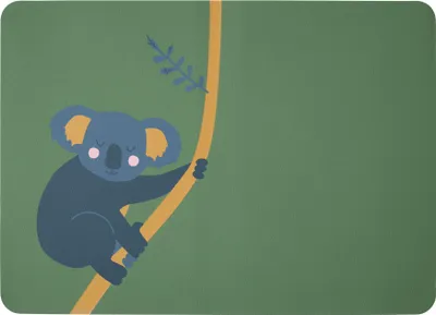 Immagine prodotto di Tovaglietta ASA Kids Koala Konrad 46x33cm in pelle verde 1 pezzo