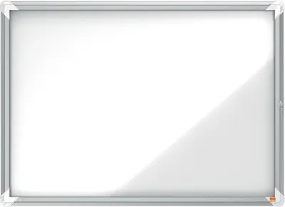 Produktbild von Nobo Schaukasten für den Außenbereich, magnetische Rückwand 8xA4, Drinnen, Silber, Weiß, Aluminium, Stahl, Standard, Schaukel