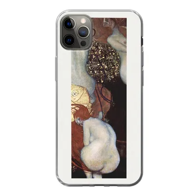 Produktbild von MuchoWow® Handyhülle Schutzhülle Hülle für iPhone 13 Pro Max Goldfisch - Gustav Klimt Silikon Softcase Handy Hülle - Mobiltelefon
