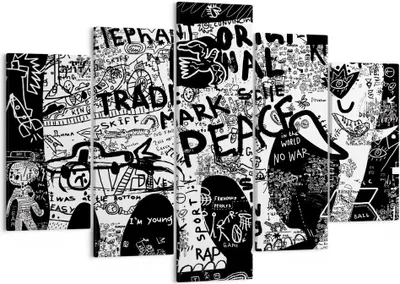 Produktbild von Bild auf Leinwand - Leinwandbild - Elefant symbol abstraktion tier - 150x100cm - Wand Bild - Wanddeko - Leinwanddruck - Bilder - Kunstdruck - Leinwand bilder - Wandkunst - EA150x100-2795