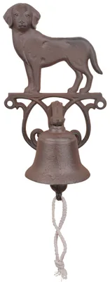 Image de Esschert Design Sonnette de porte motif chien - fonte