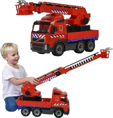 Zdjęcie produktu dla Volvo Brandweerauto met Uitschuifbare Ladder 58.5 cm