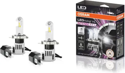 Image de 2 ampoules feu auto LEDriving HL - Osram - LED - Intense H4/H19