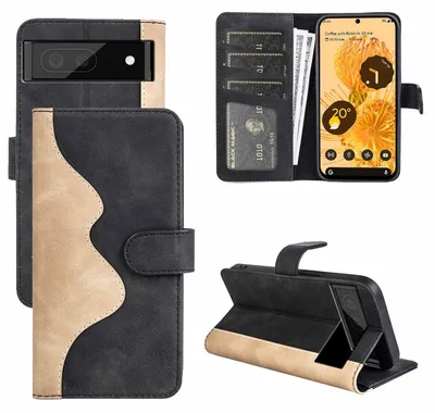 Obrázek produktu pro Pro Google Pixel 7 Design Pouzdro na mobilní telefon Černé pouzdra Kryt z umělé kůže