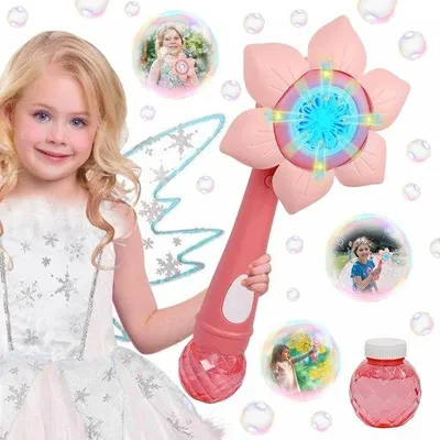 Produktbild von Automatische Bellenblaasmachine für Kinder mit Blumenbellen - Feierabend und Geburtstag