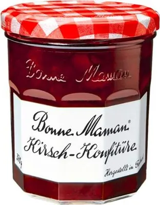 Produktbild von Bonne Maman Traditionelle Kirsch Konfitüre Brotaufstrich 370g