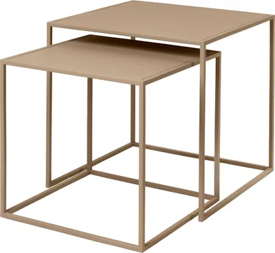 Produktbild von Blomus FERA Set 2 Beistelltische, Beistelltisch, Nebentisch, Stahl pulverbeschichtet, normad, 65987