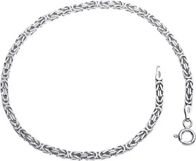 Produktbild von SILBERKETTEN STORE Königskette Armband 2,5mm - 925 Silber, Länge wählbar von 16-25cm - 21cm