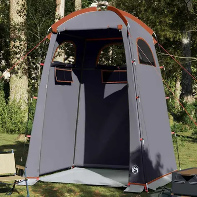 Produktbild von Möbel Duschzelt Grau und Orange Wasserdicht - Campingzelte 4009475