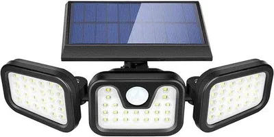 Image de Lampe murale LED avec détecteur de mouvement - 74 LED - Veilleuse avec détecteur - Lampe murale avec détecteur de mouvement, noire