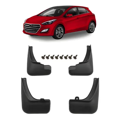Produktbild von Schmutzfänger, 4er-Set Schmutzfänger-Kit Spritzschutz Schmutzfänger mit Befestigungssatz, für Hyundai i30 II GD 2011-2017, Zubehör Vorne Und Hinten