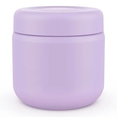 Immagine prodotto di Contenitore termico per alimenti, 385 ml, acciaio inossidabile, colore viola