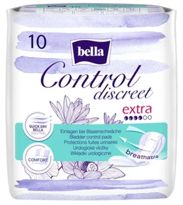 Image de 4x Bella Protections hygiéniques 10x Extra Control Discreet Protection pour incontinence