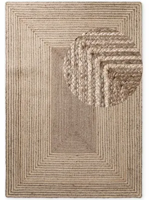 Produktbild von Hanse Home Juno Jute Teppich Juno Line Natur Weiß Braun