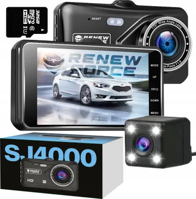 Zdjęcie produktu dla Rejestrator Samochodowy Z Kamerą Cofania Hd Sj4000