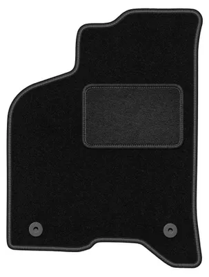 Immagine prodotto di Tappetino guidatore in moquette per Seat Arosa 1997-2005 (hatchback) – 1 pezzo, nero, su misura – Wielganizator LUX