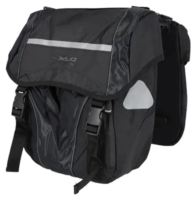 Produktbild von XLC Doppelpacktasche 30 Liter 2x15 Liter 29x14x34cm Schwarz Systemgepäckträger