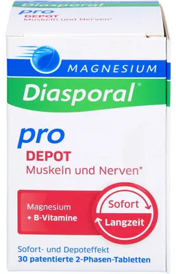 Obrázek produktu pro Magnesium-Diasporal Pro Depot tablety pro svaly a nervy, 30 tablet