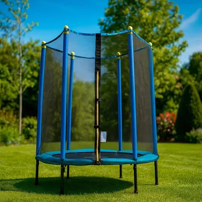 Immagine prodotto di Trampolino per bambini con rete di sicurezza Zuply InnovaGoods