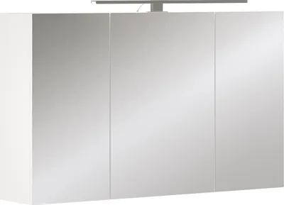 Immagine prodotto di Mobile a specchio per il bagno Vicco Lavio Bianco 100 x 60 cm con 3 porte e illuminazione a LED, Model 55339