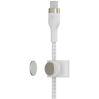 Produktbild von Belkin CAA011BT3MWH, 3 m, USB C, USB C/Lightning, Männlich, Männlich, Weiß