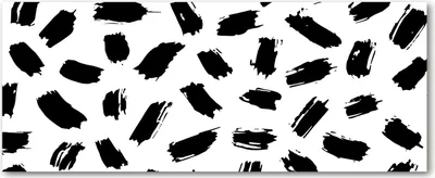Produktbild von Tulup® Leinwandbild - 125x50 cm - Wandkunst - Drucke auf Leinwand - Leinwanddruck  - Sonstige - Schwarzweiß - Schwarzweiße Flecken