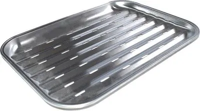 Productafbeelding van Anti-vlam-Pan Roestvrij Staal 34 x 24 cm - Universeel Keukengereedschap