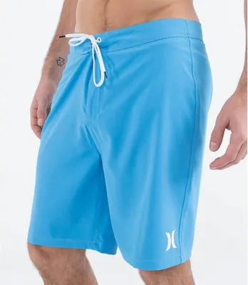 Image de Hurley One&only Solid 20'' Badeshorts Blau 28 Herren Blau 28