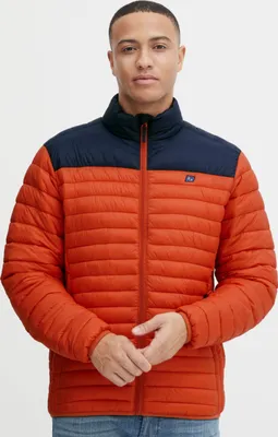 Produktbild von Blend 20715260 Outerwear Herren Steppjacke Übergangsjacke Jacke leicht gesteppte Winterjacke mit color-block und Stehkragen Regular Fit