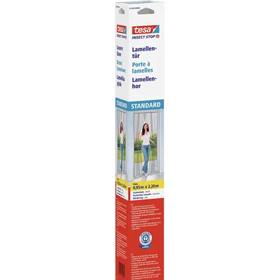Zdjęcie produktu dla drzwi żaluzjowe tesa standard białe Ochrona przed owadami Insect Stop