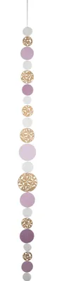 Produktbild von Kreiskette gestanzt - gold | rosa