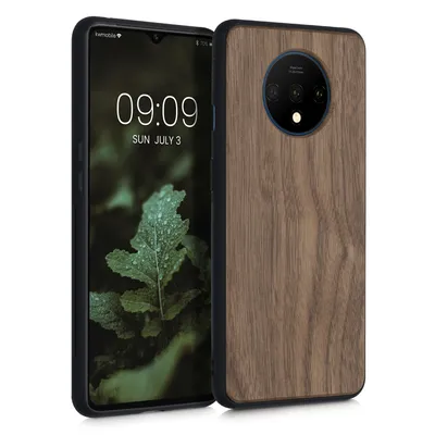 Zdjęcie produktu dla kwmobile KWM000010TA001C, Pokrowiec, OnePlus, 7T, Ciemny brąz
