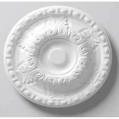 Immagine prodotto di Rosone da soffitto NMC R18 ARSTYL Noel Marquet Elemento decorativo classico colore bianco diametro 60 cm