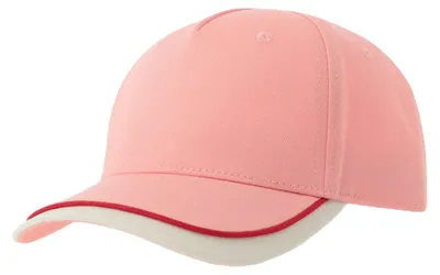 Image de Atlantis Headwear - Casquette de baseball « Star-S » pour enfants LT2967 (taille unique) (rose/blanc)