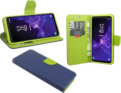 Produktbild von Samsung Galaxy S9 Handyhülle Tasche Flip Case Smartphone Schutzhülle Blau