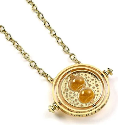 Zdjęcie produktu dla Naszyjnik obrotowy Time Turner od The Carat Shop inspirowany Harrym Potterem