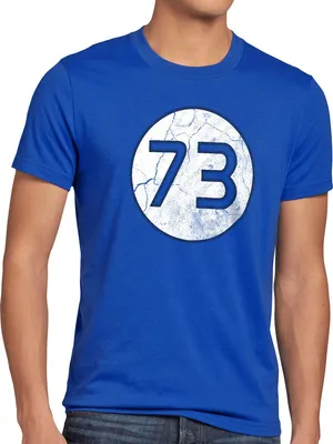 Produktbild von style3 Sheldon Lieblingszahl 73 Herren T-Shirt
