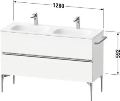 Zdjęcie produktu dla DURAVIT SV46540BDHH0000 Sivida WTU 1280x592x477mm, f.Bodenst.