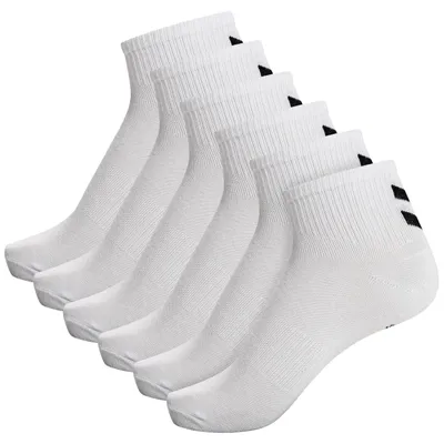 Produktbild von hummel, hmlCHEVRON 6-PACK MID CUT SOCKS, WEISS, 10