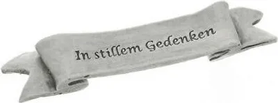 Produktbild von Grabbanner Poly in steillen Gedenken