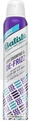 Produktbild von Batiste De-Frizz, 200 ml, Trockenshampoo, Frauen, Glättend, Auffrischend, Kokosnuss, 1 Stück(e)