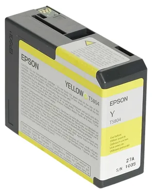 Produktbild von Epson Tintenpatrone yellow T 580  80 ml              T 5804