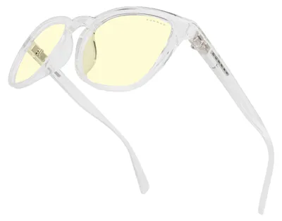 Produktbild von GUNNAR Gaming- und Computerbrille | Oakland, Onyx-Rahmen, Linsentnung: Amber (blockiert 65 % blaues Licht und 100 % UV-Licht) | Blaulichtblockierende Brille | Patentierte Linse